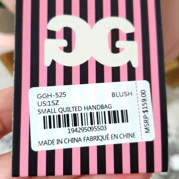 NWT GILDA PARIS SMALL QUILTED PINK BAGπππ - Picture 14 of 14